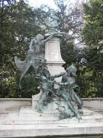 Delacroix fountain at the Luxembourg Gardens