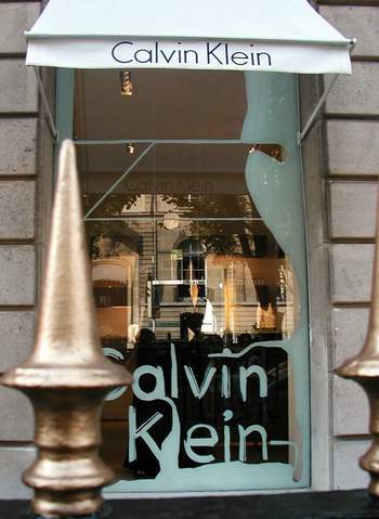 Calvin Klein store on Avenue de Montaigne.