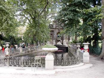 Medici fountain at the Luxembourg Gardens.