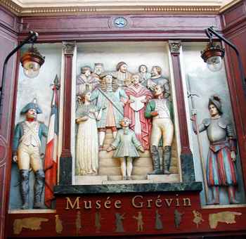 Wax museum entrance, Passage Jouffroy.