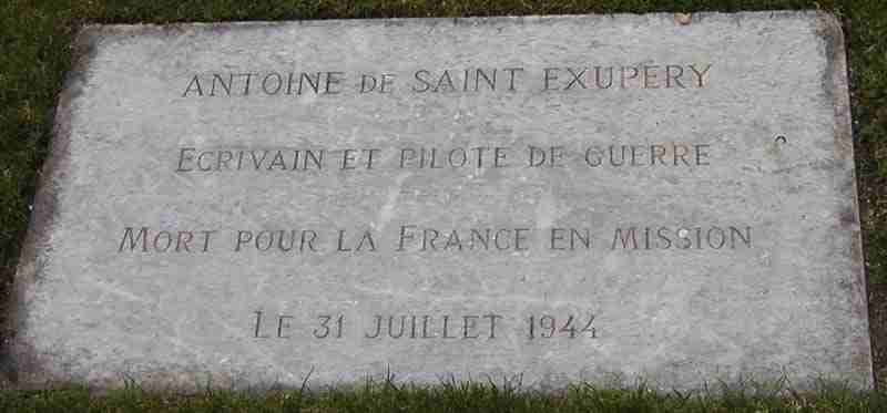 Antoine de Saint Exupery, author of The Little Prince, died for France while on a mission in 1944.